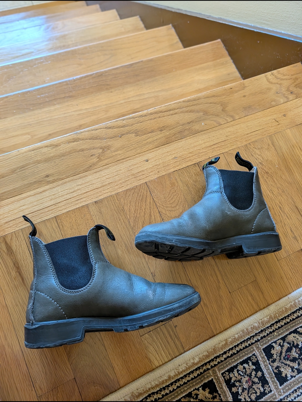Blundstones Green Gray Boots 37 Size 7